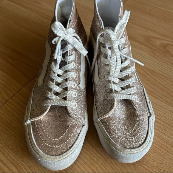 Vans Sk8 High Top Tapered BlingBling Sneakers Men’s 7.5 Women’s 9 - Picture 2 of 9